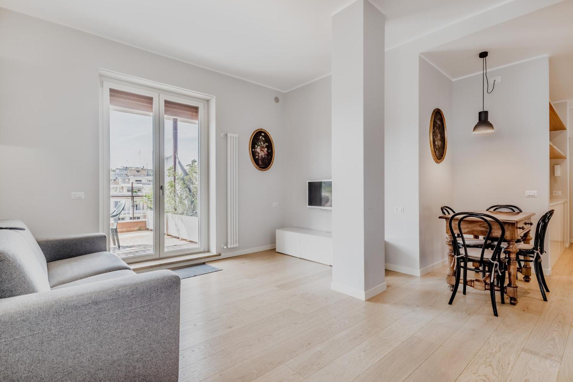 L'Attico Con Terrazza In Corso Francia Apartment Rome Bagian luar foto